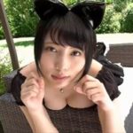 安位薫グラビア動画 エロキュートな黒猫コスプレで魅せる美おっぱいボディ